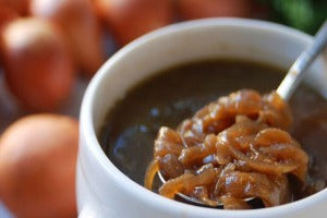 French Onion Soup شوربة البصل الفرنسية