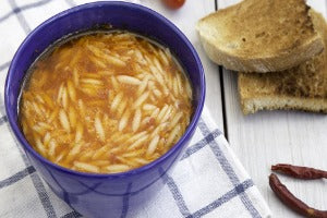 Orzo Soup شوربة لسان العصفور